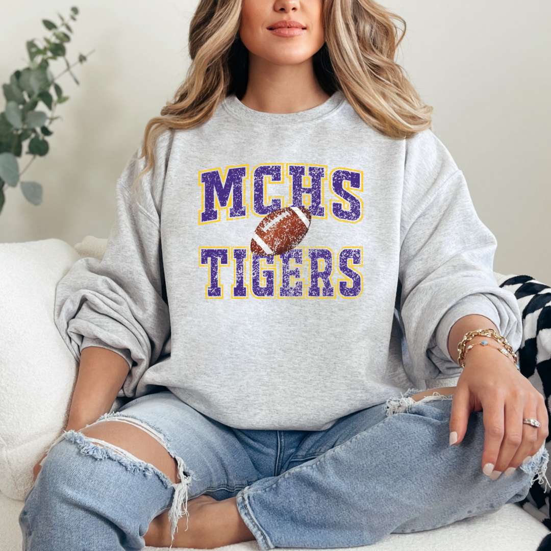MCHS Old School FOOTBAll (DTF - Direct to Film Tshirt or Sweatshirt)