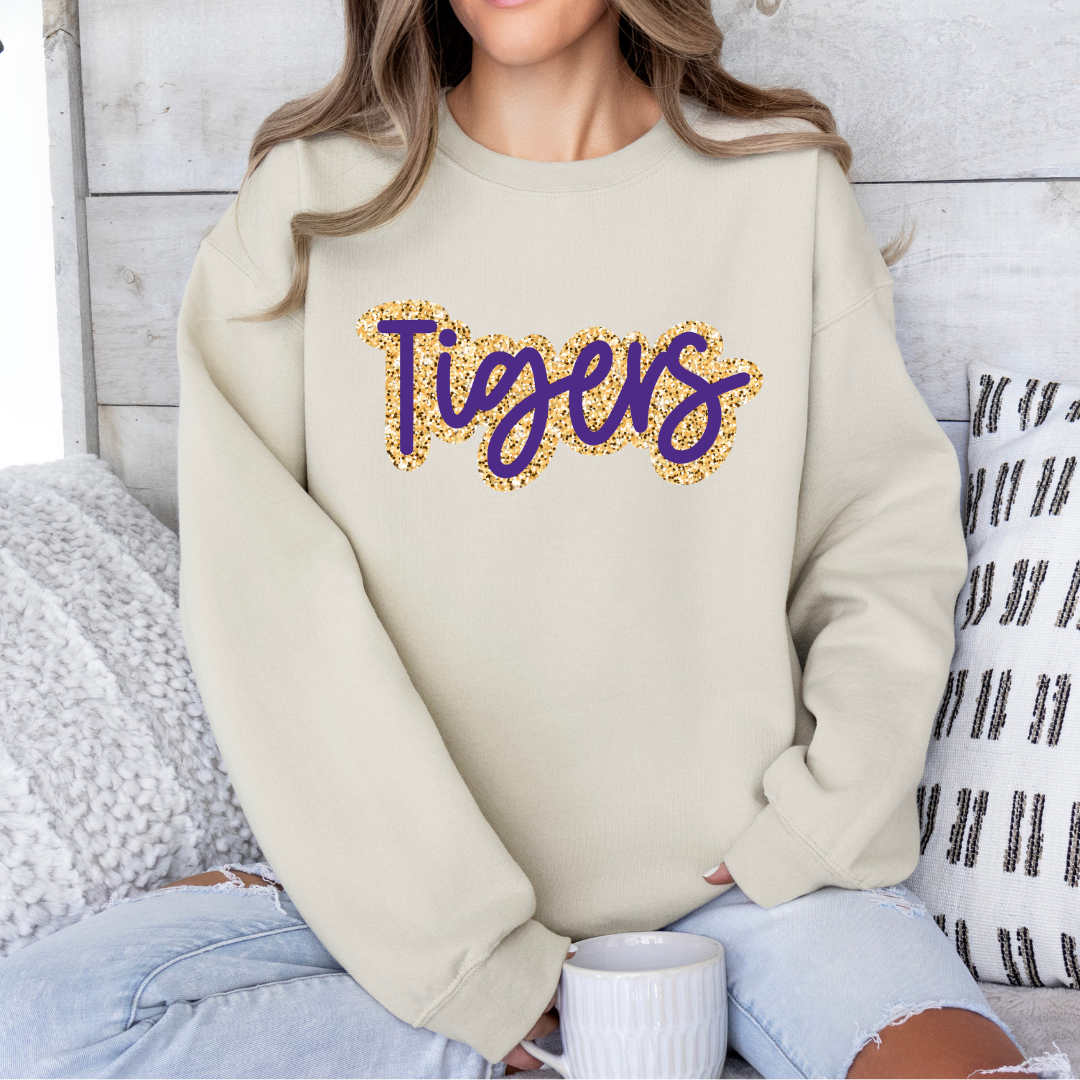 MCHS Faux Sequins Bubble Letters (DTF - Direct to Film Tshirt or Sweatshirt)