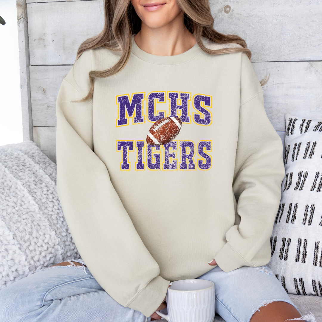 MCHS Old School FOOTBAll (DTF - Direct to Film Tshirt or Sweatshirt)