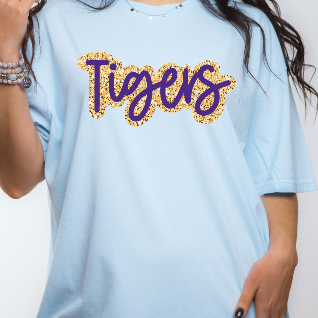 MCHS Faux Sequins Bubble Letters (DTF - Direct to Film Tshirt or Sweatshirt)