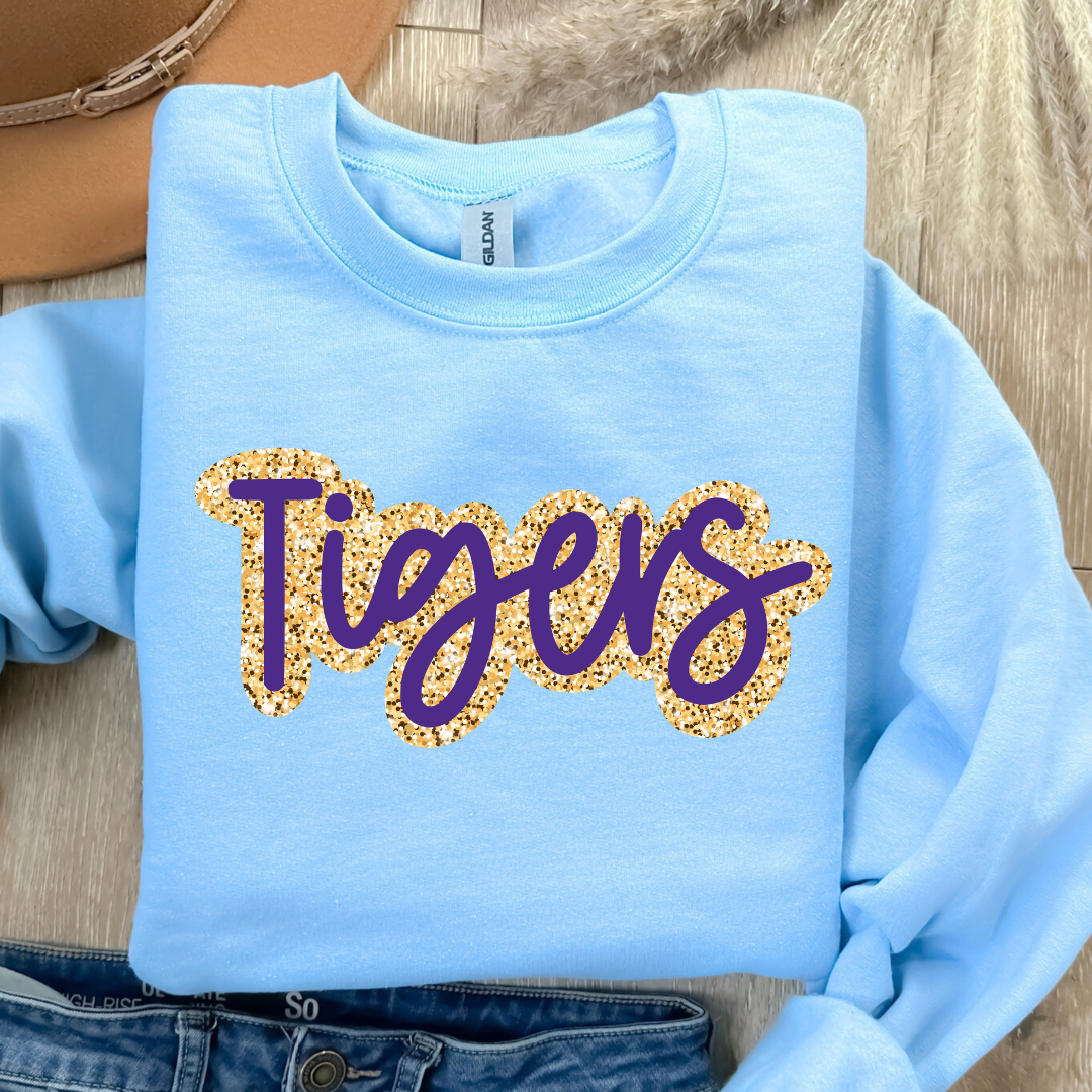 MCHS Faux Sequins Bubble Letters (DTF - Direct to Film Tshirt or Sweatshirt)