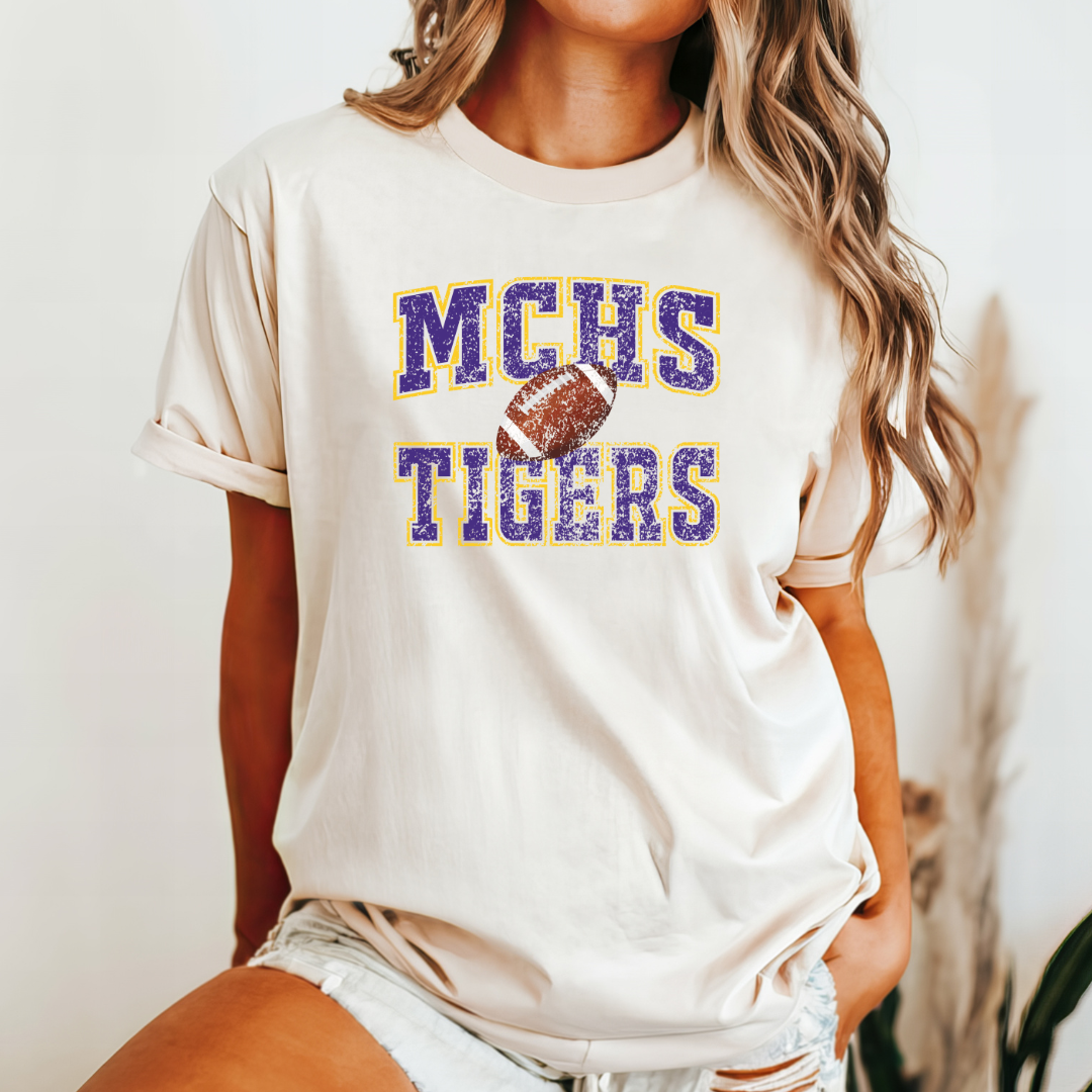 MCHS Old School FOOTBAll (DTF - Direct to Film Tshirt or Sweatshirt)