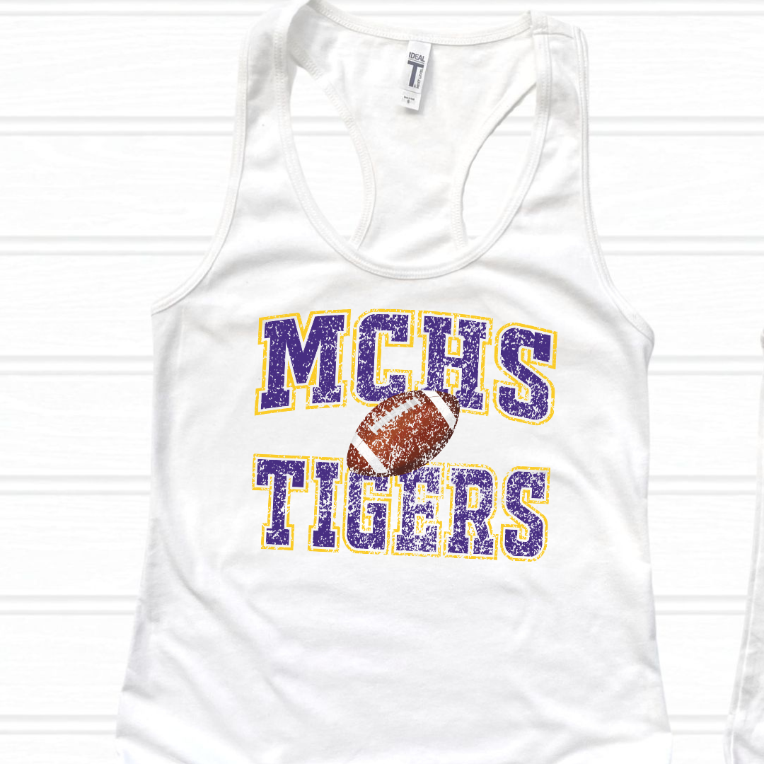 MCHS Old School FOOTBAll (DTF - Direct to Film Tshirt or Sweatshirt)