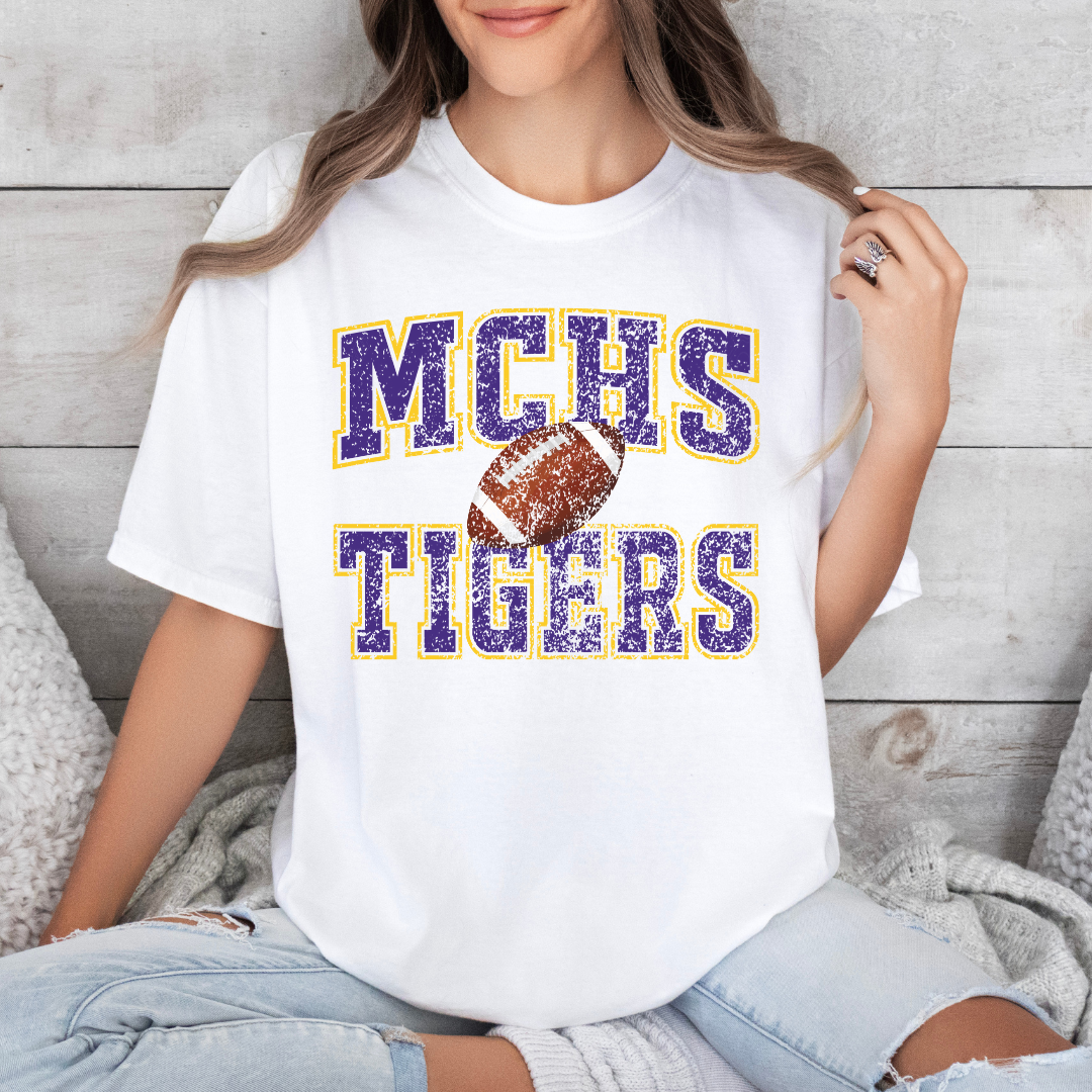 MCHS Old School FOOTBAll (DTF - Direct to Film Tshirt or Sweatshirt)