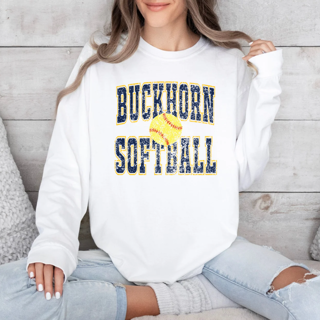 Buckhorn Softball OS (DTF - Direct to Film Tshirt or Sweatshirt)