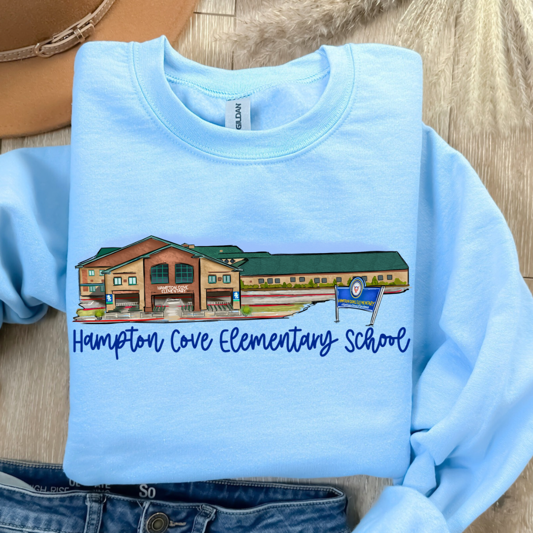 Hampton Cove Elementary (DTF - Direct to Film Tshirt or Sweatshirt) (Copy)
