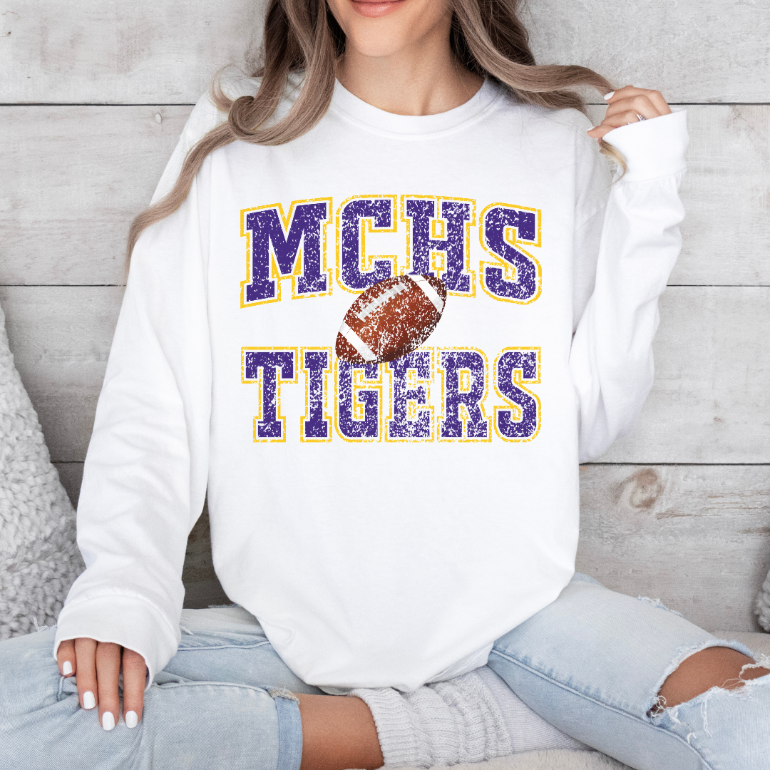 MCHS Old School FOOTBAll (DTF - Direct to Film Tshirt or Sweatshirt)
