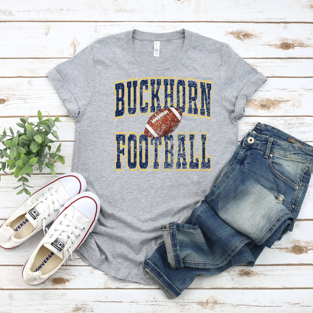 Buckhorn Old School FOOTBAll (DTF - Direct to Film Tshirt or Sweatshirt) (Copy)