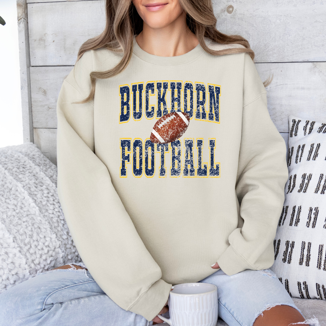 Buckhorn Old School FOOTBAll (DTF - Direct to Film Tshirt or Sweatshirt) (Copy)