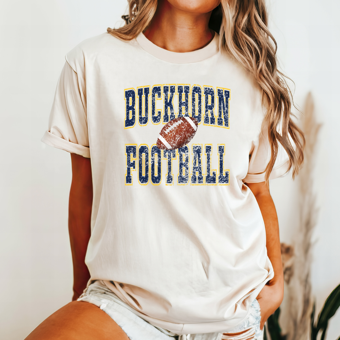 Buckhorn Old School FOOTBAll (DTF - Direct to Film Tshirt or Sweatshirt) (Copy)