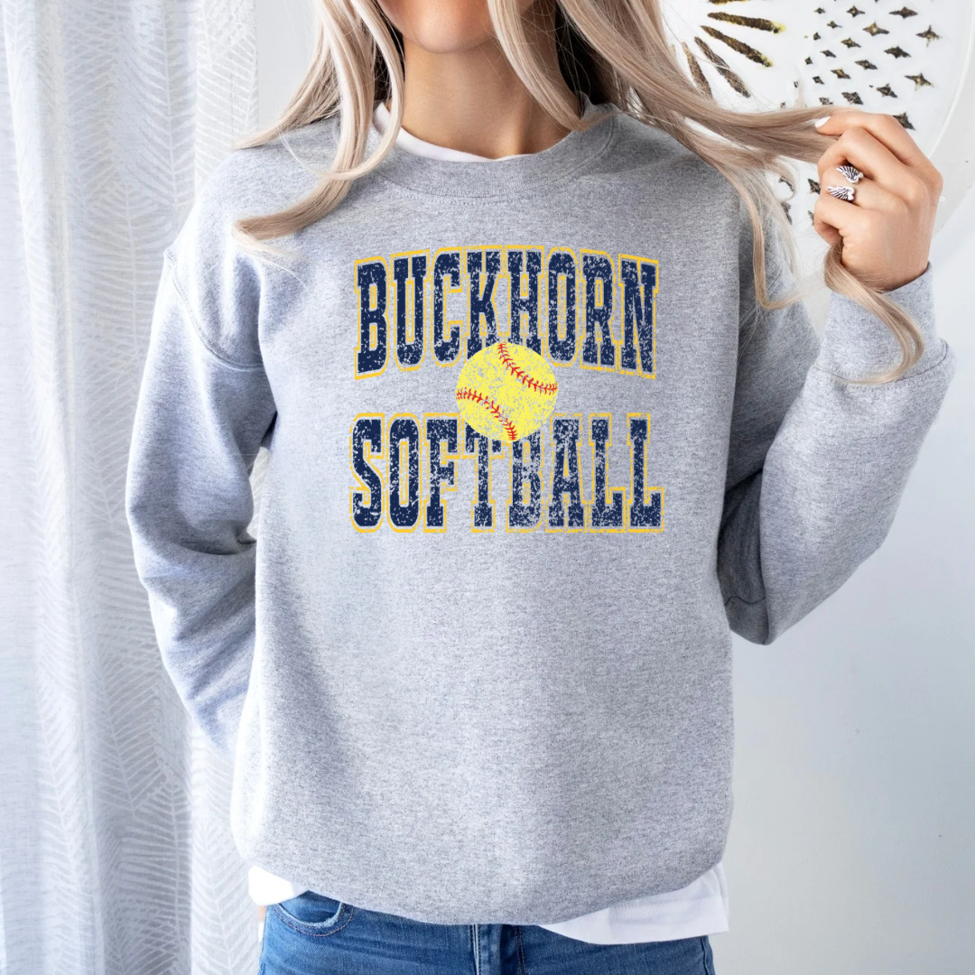Buckhorn Softball OS (DTF - Direct to Film Tshirt or Sweatshirt)