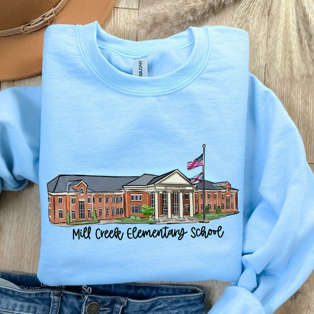 Mill Creek Elementary (DTF - Direct to Film Tshirt or Sweatshirt)