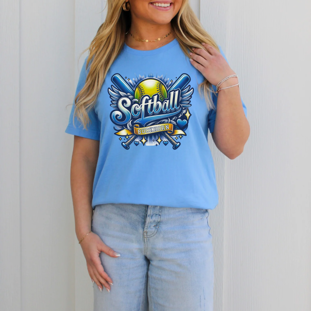 Buckhorn Retro Softball (DTF - Direct to Film Tshirt or Sweatshirt)