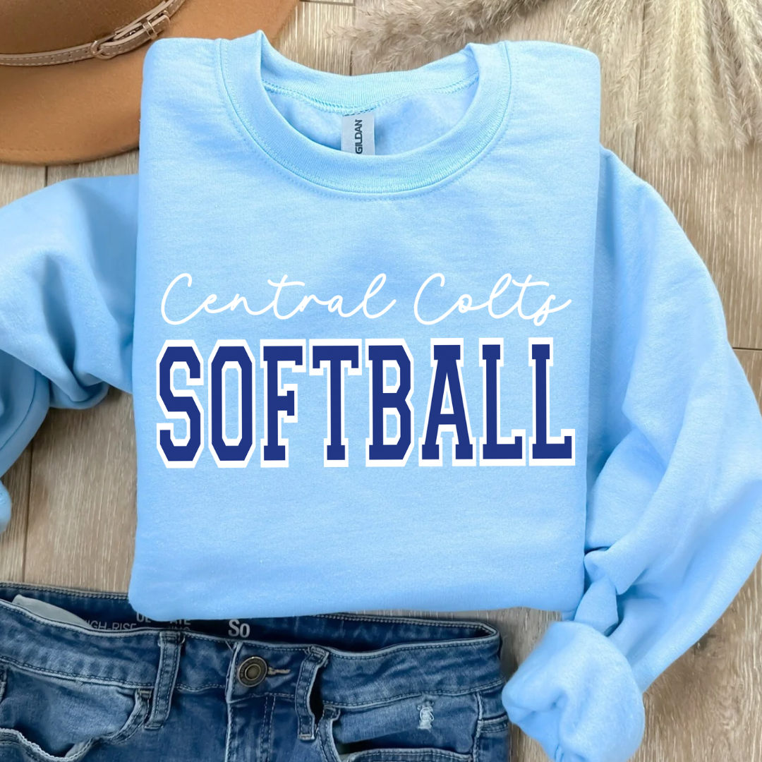 Central Softball Traditional (DTF - Direct to Film Tshirt or Sweatshirt)