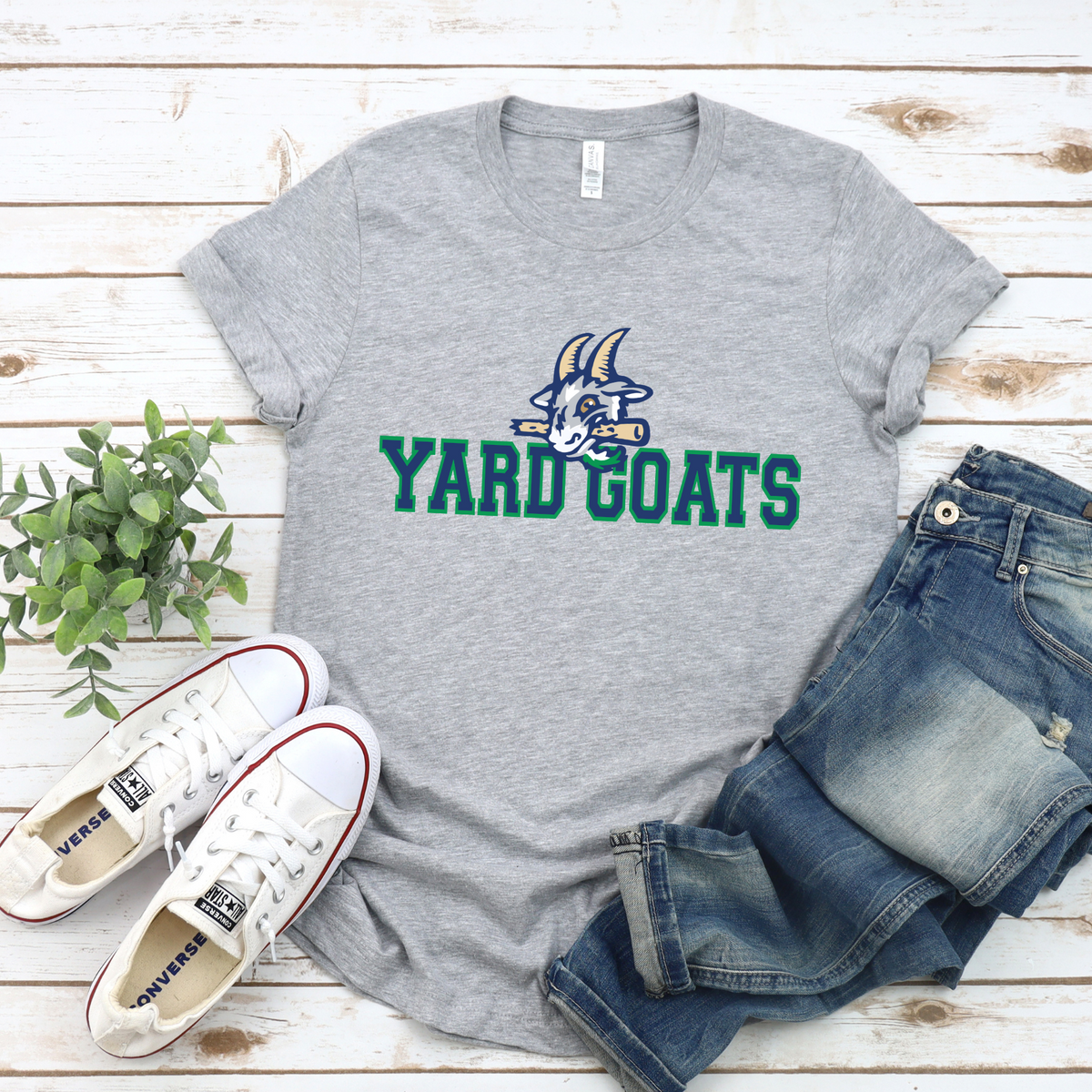 Yard Goats Racerback (DTF - Direct to Film - Next Level - Gray color will be lighter than the picture)
