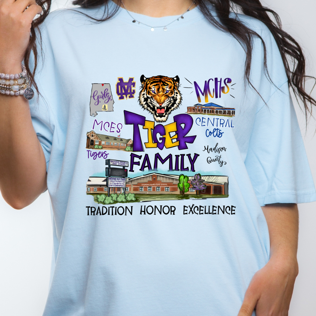 MCHS Family (MCHS, Central, and MCES) Collage Tee (DTF - Direct to Film Tshirt or Sweatshirt)