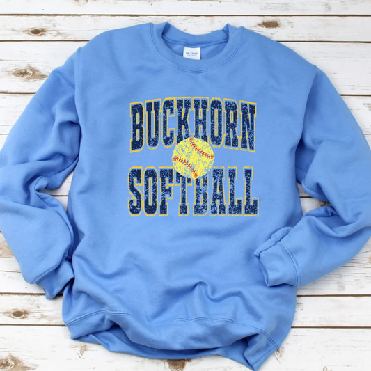 Buckhorn Softball OS (DTF - Direct to Film Tshirt or Sweatshirt)