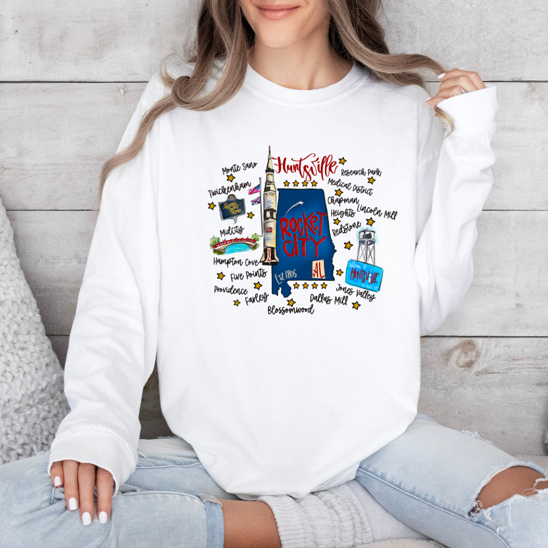 Huntsville (DTF - Direct to Film Tshirt or Sweatshirt)