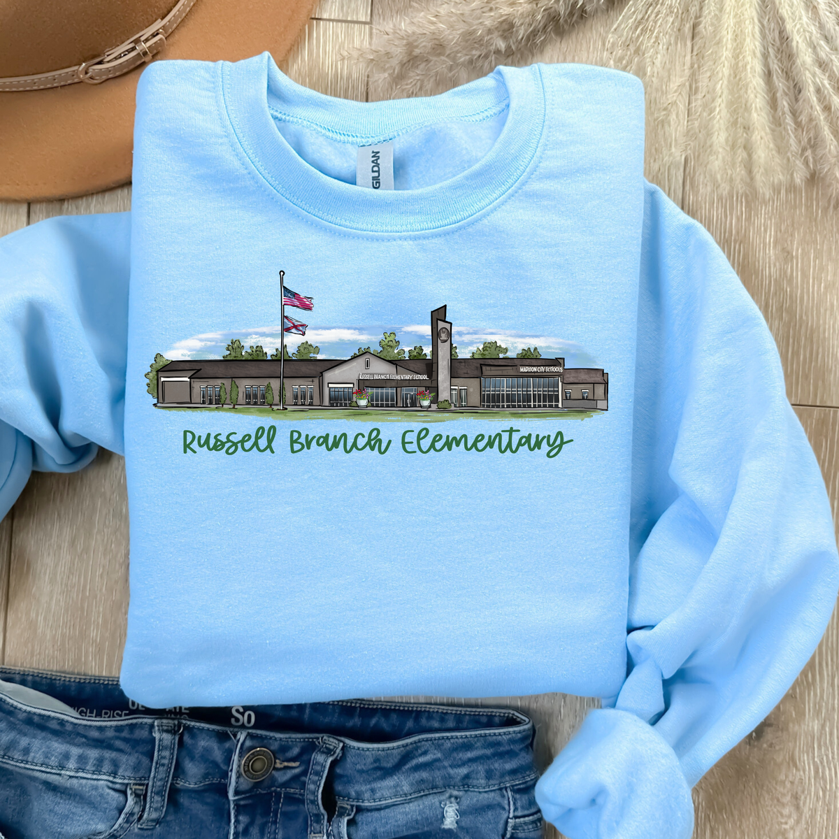 Russell Branch Elementary (DTF - Direct to Film Tshirt or Sweatshirt)