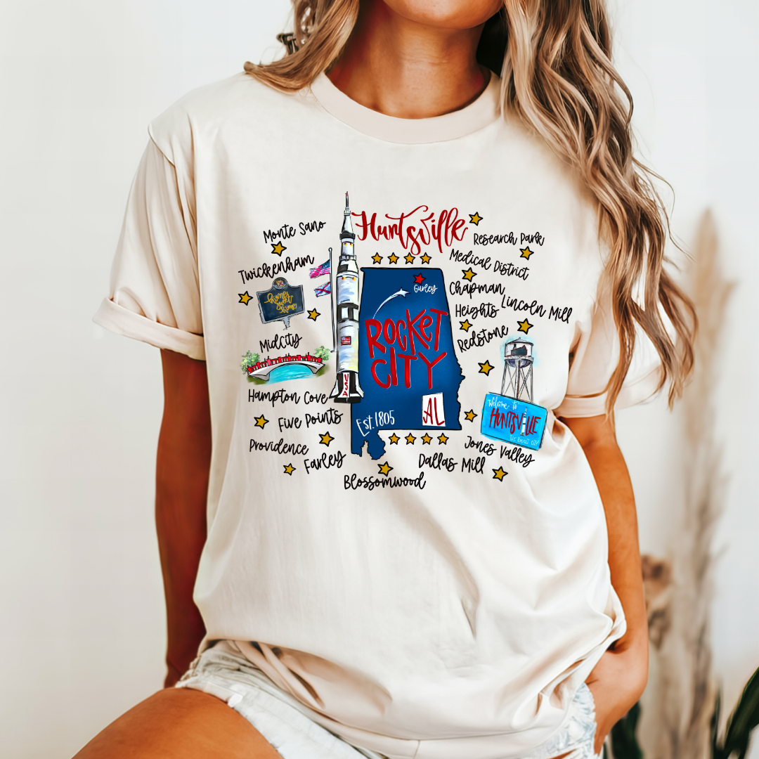 Huntsville (DTF - Direct to Film Tshirt or Sweatshirt)